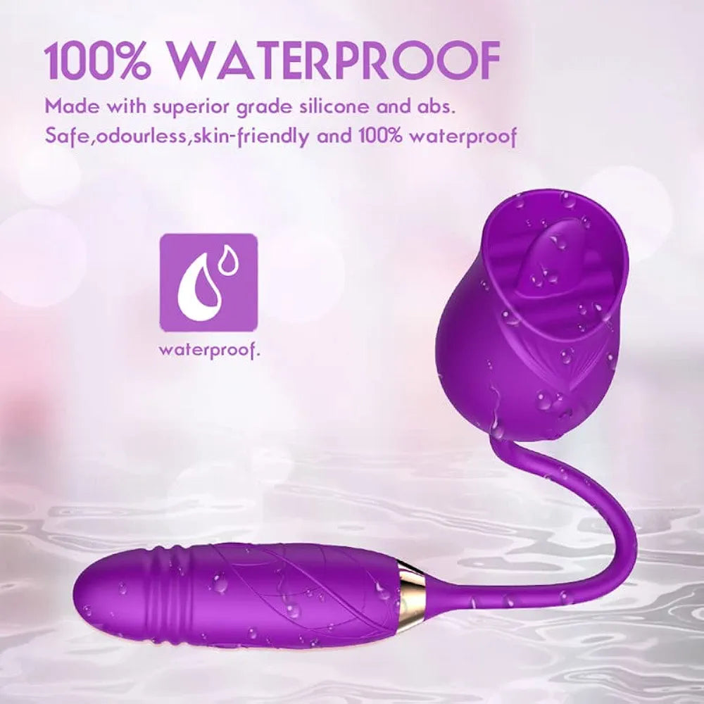 Vibrador Dual Flower
