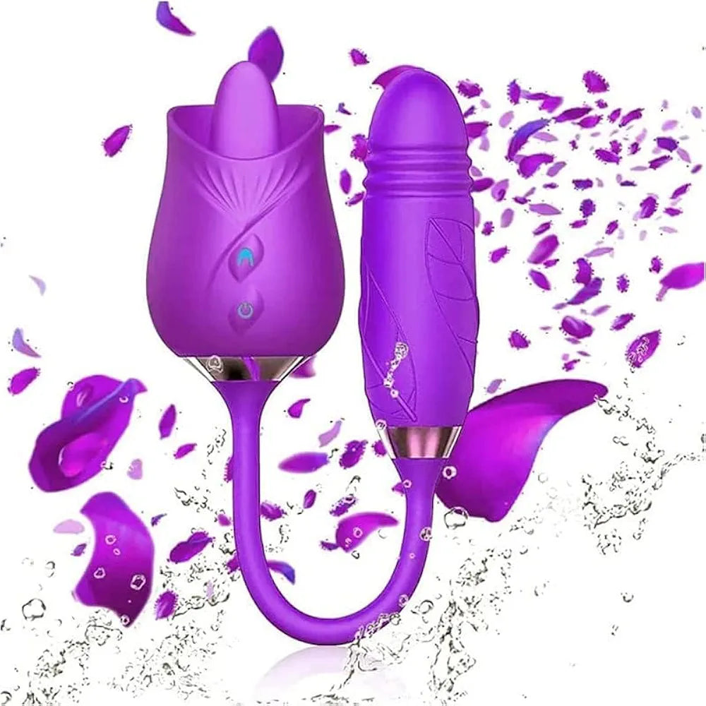 Vibrador Dual Flower