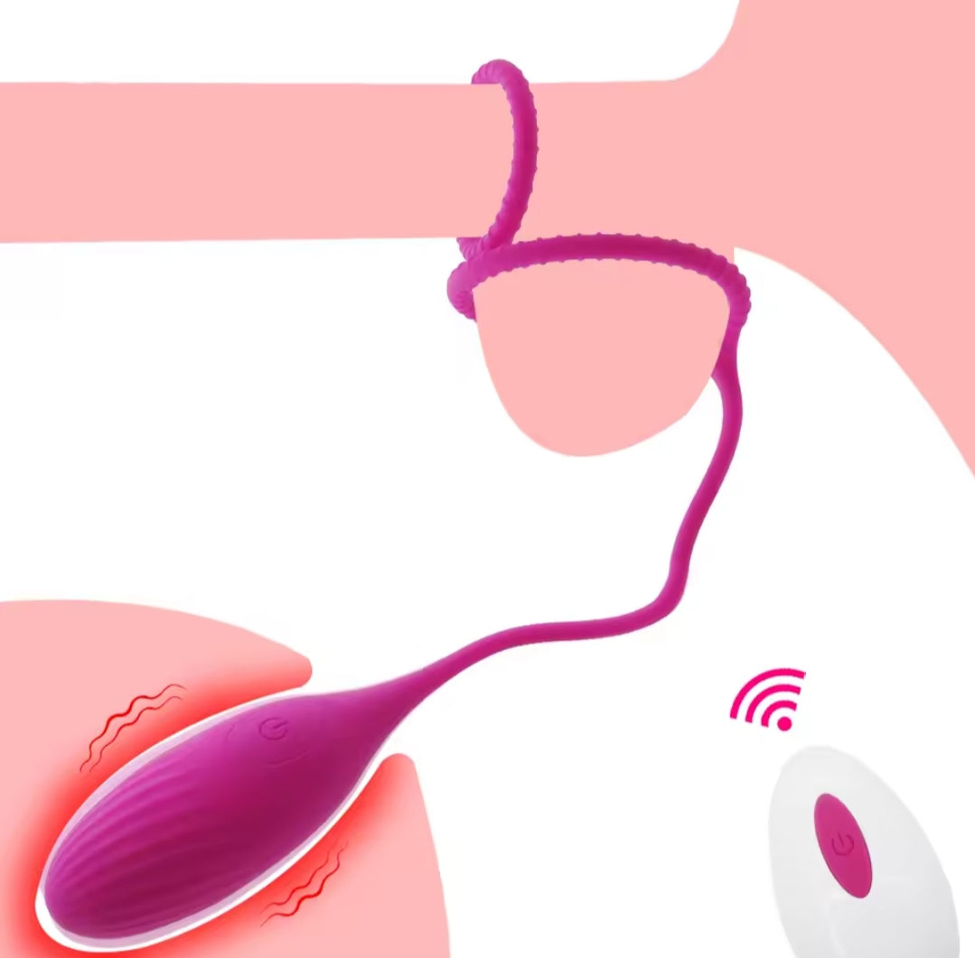 Anillo + Huevo Vibrador Con Control