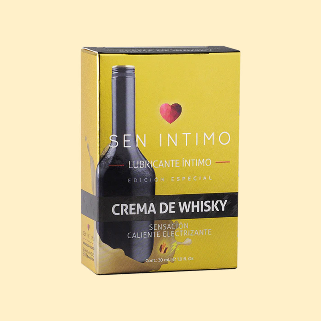 Lubricante Electrizante Crema De Whisky Sen Intimo 30 ML