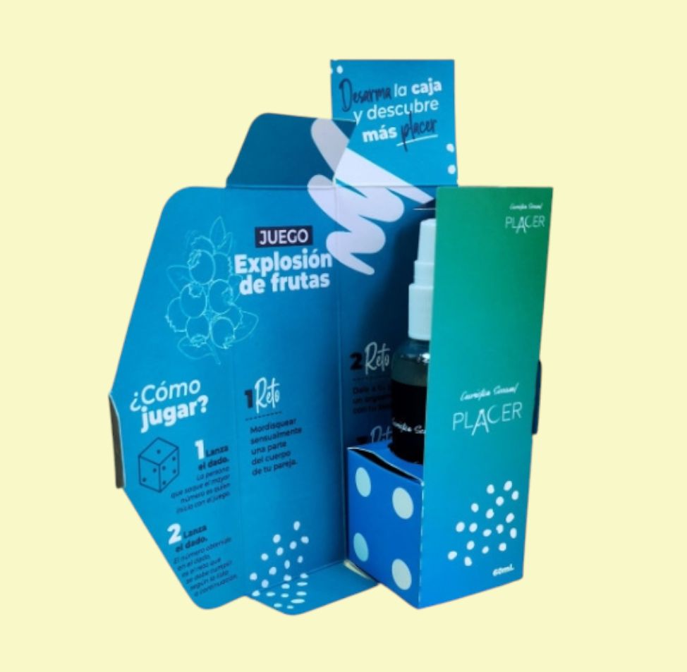 Lubricante Caliente Explosión De Frutas Placer 60 ML