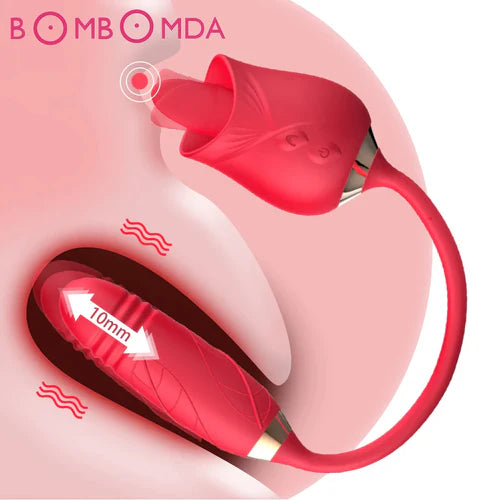 Vibrador Dual Flower