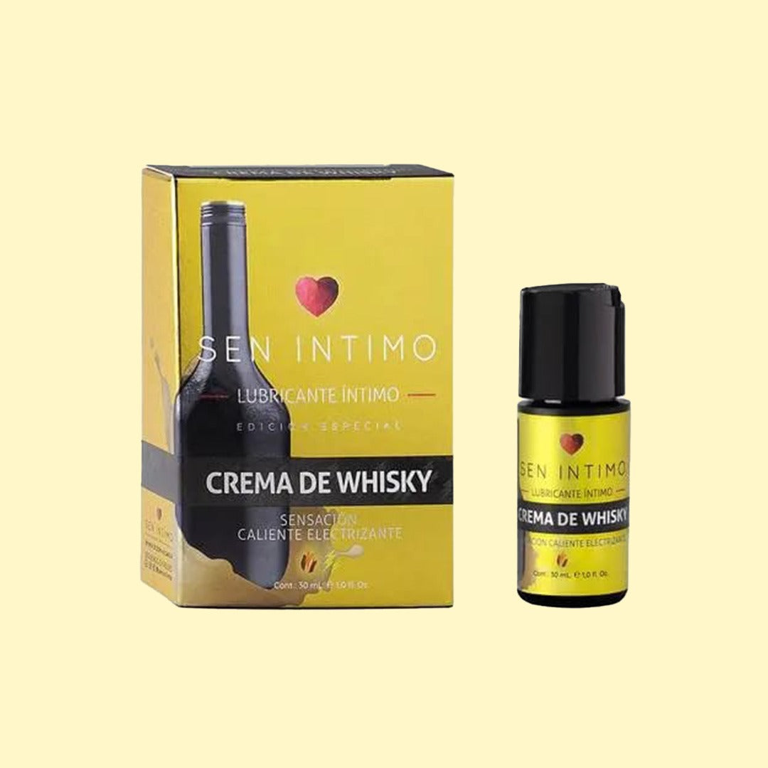 Lubricante Electrizante Crema De Whisky Sen Intimo 30 ML
