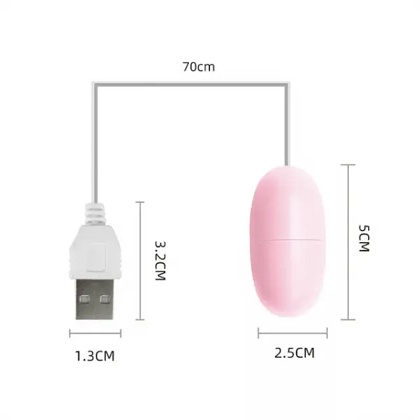 Huevo Vibrador Usb Sencillo