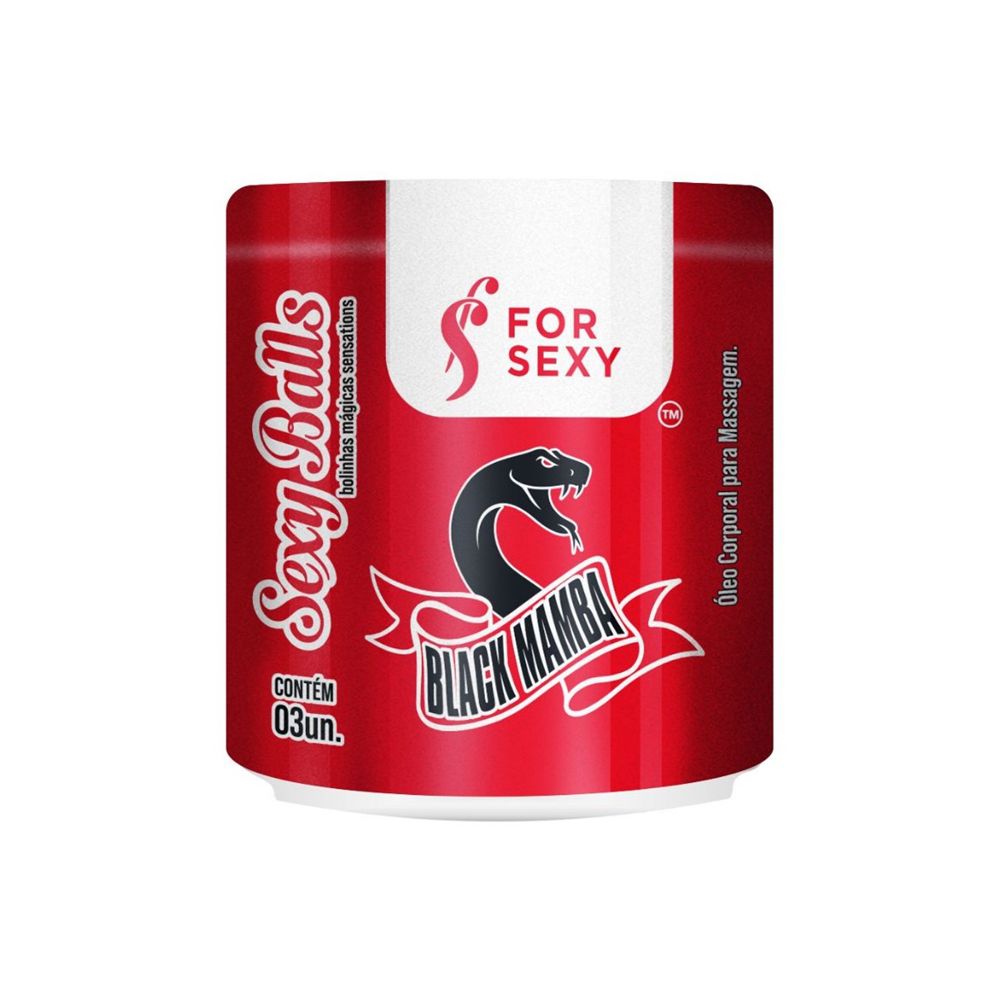 Perlas Lubricantes Sexy Black Mamba x 3