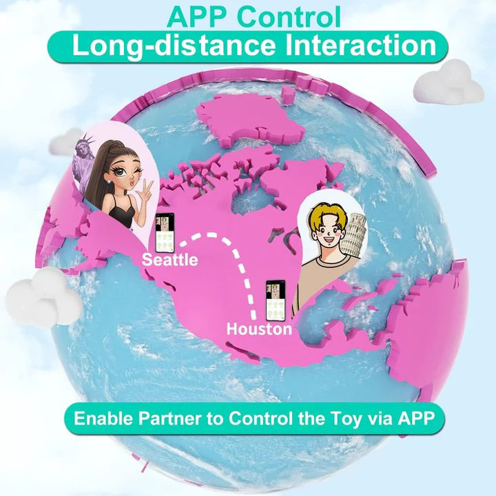 Huevo Vibrador App conectado Adela