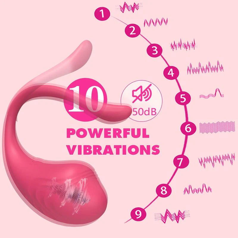 Huevo Vibrador App conectado Adela