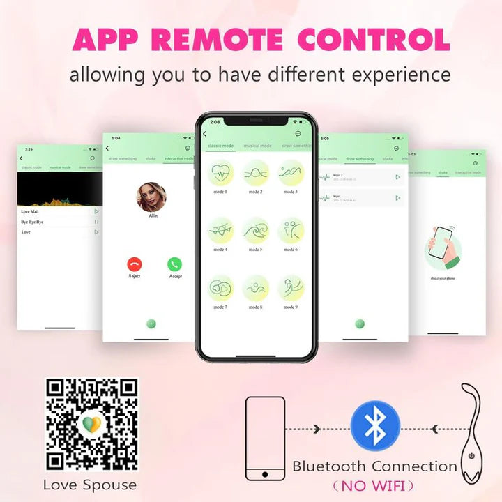 Huevo Vibrador App conectado Adela