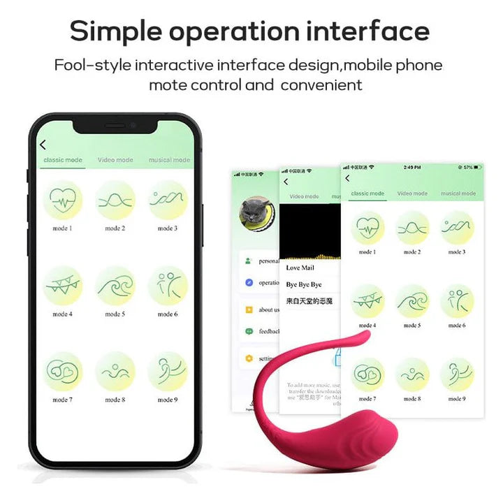 Huevo Vibrador App conectado Adela