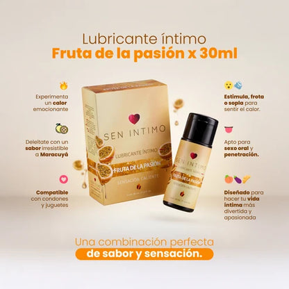 Lubricante Caliente Passion Fruit Sen Intimo 30ML
