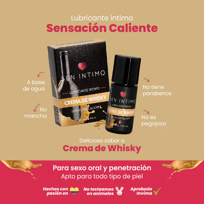 Lubricante Caliente Sabor Crema De Whisky 30ML