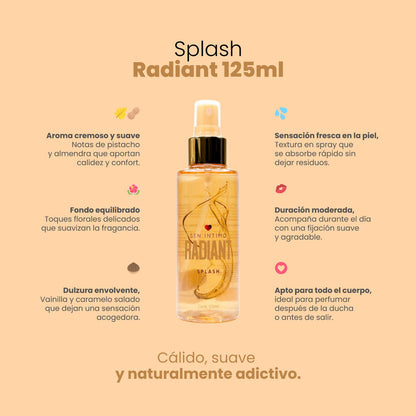 Splash Radiant con Feromonas Femeninas 125ML