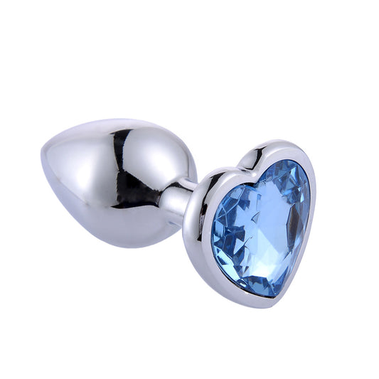Plug Anal Joya Acero Corazón Talla M