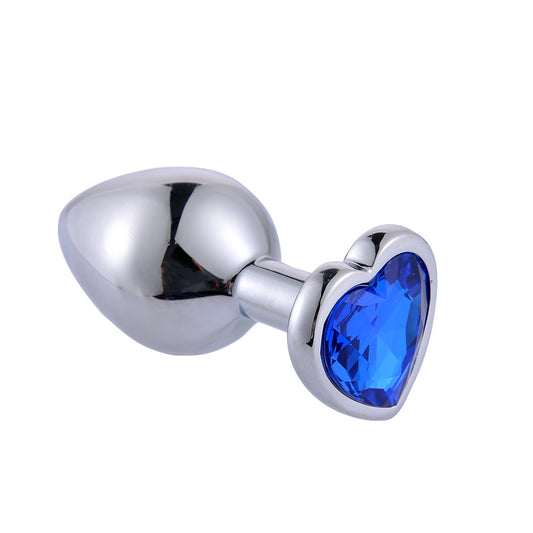 Plug Anal Joya Acero Corazón Talla L