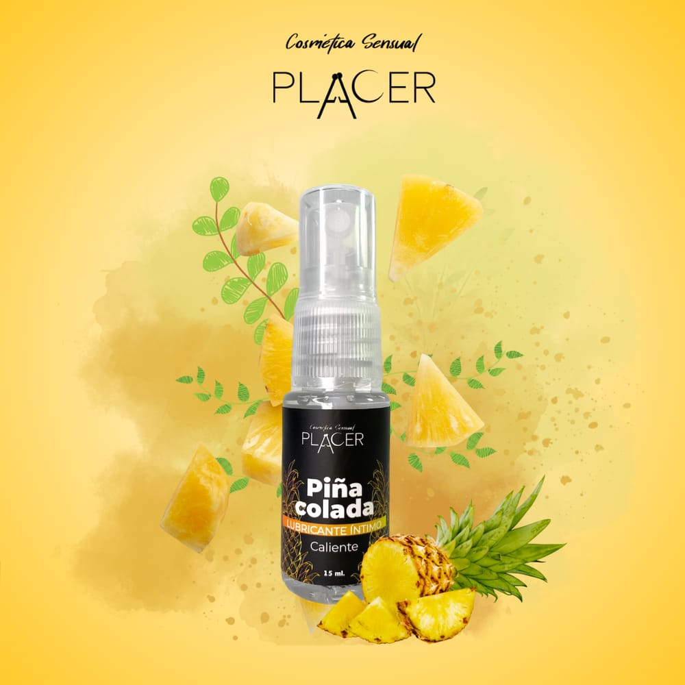 Lubricante Caliente Piña Colada Placer 15 ML