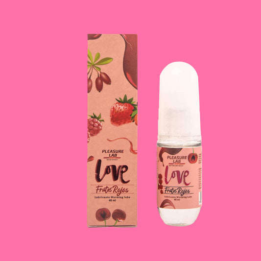 Lubricante Love Sabor Frutos Rojos Pleasure Lab 40ML