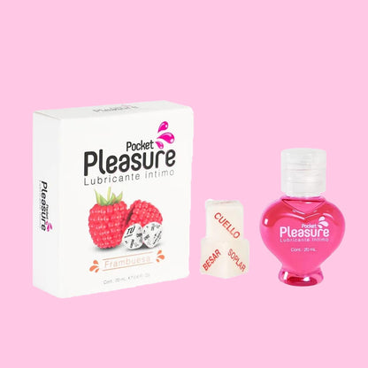 Lubricante 20ML + Dados Pocket Pleasure