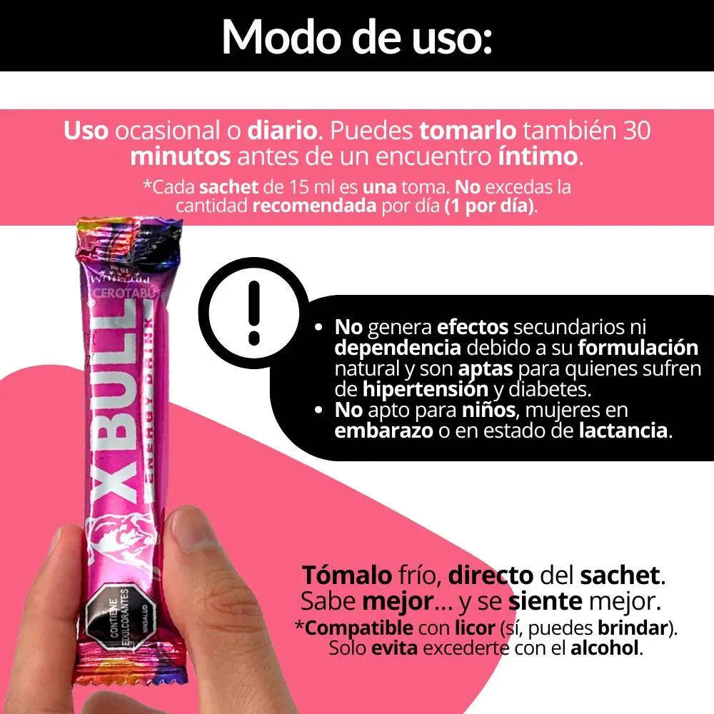 X-Bull Líquido Femenino Sachet 15ML