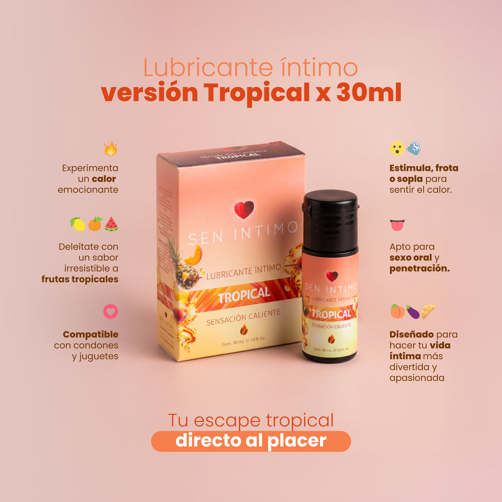 Lubricante Caliente Tropical Sen Intimo 30ML